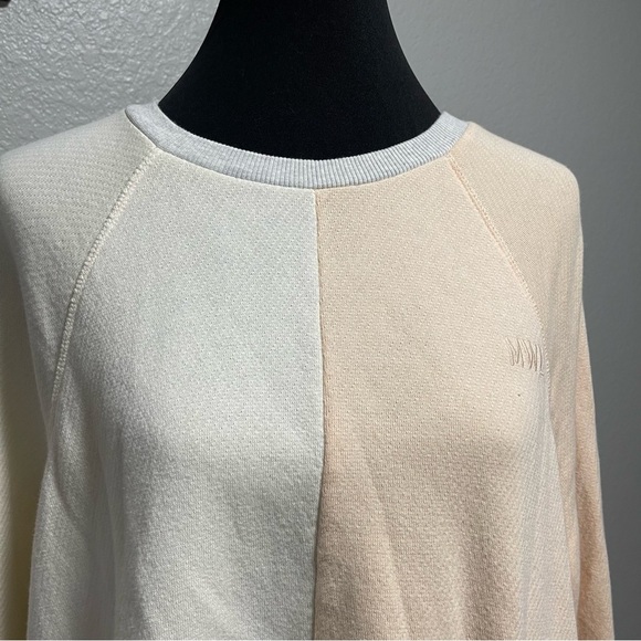 MWL-Madewell Airyterry Colorblock Crewneck Sweater Size 1x - Picture 2 of 8